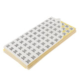 Max 70Sheets Clothing Label Round Size Stickers Retail Apparel Label 14mm dia 3XL