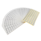 Max 70Sheets Clothing Label Round Size Stickers Retail Apparel Label 14mm dia 3XL