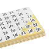 Max 70Sheets Clothing Label Round Size Stickers Retail Apparel Label 14mm dia 3XL