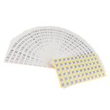Max 70Sheets Clothing Label Round Size Stickers Retail Apparel Label 14mm dia 3XL