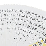 Max 70Sheets Clothing Label Round Size Stickers Retail Apparel Label 14mm dia 3XL