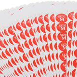 Max 70Sheets Clothing Shoes Label Round Size Stickers Retail Apparel Labels  M
