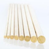 Max 50cm x Brass Round Bar Rod Metric 4mm-8mm Cut Material 4mm