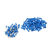 Max 100 Pieces Insulated Wire Terminals Wire Crimp Connector Blue
