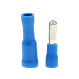 Max 100 Pieces Insulated Wire Terminals Wire Crimp Connector Blue
