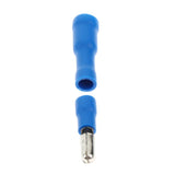 Max 100 Pieces Insulated Wire Terminals Wire Crimp Connector Blue