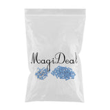 Max 100 Pieces Insulated Wire Terminals Wire Crimp Connector Blue