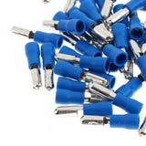 Max 100 Pieces Insulated Wire Terminals Wire Crimp Connector Blue