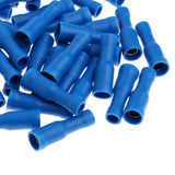 Max 100 Pieces Insulated Wire Terminals Wire Crimp Connector Blue