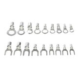 Max 330 Pieces Cold Pressed Non-Insulated Terminal Fork Connector Crimp