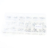 Max 330 Pieces Cold Pressed Non-Insulated Terminal Fork Connector Crimp