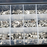 Max 330 Pieces Cold Pressed Non-Insulated Terminal Fork Connector Crimp