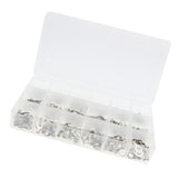 Max 330 Pieces Cold Pressed Non-Insulated Terminal Fork Connector Crimp