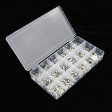 Max 330 Pieces Cold Pressed Non-Insulated Terminal Fork Connector Crimp