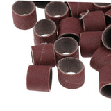 Max 100 Pieces Sanding Drums Sanding Bands Sleeves For Rotary Tools 180#