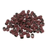Max 100 Pieces Sanding Drums Sanding Bands Sleeves For Rotary Tools 180#