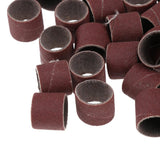 Max 100 Pieces Sanding Drums Sanding Bands Sleeves For Rotary Tools 240#