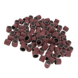 Max 100 Pieces Sanding Drums Sanding Bands Sleeves For Rotary Tools 240#