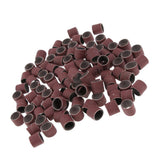 Max 100 Pieces Sanding Drums Sanding Bands Sleeves For Rotary Tools 240#