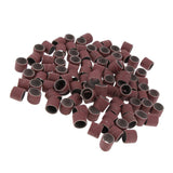 Max 100 Pieces Sanding Drums Sanding Bands Sleeves For Rotary Tools 400#