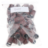 Max 100 Pieces Sanding Drums Sanding Bands Sleeves For Rotary Tools 120#