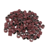 Max 100 Pieces Sanding Drums Sanding Bands Sleeves For Rotary Tools 120#