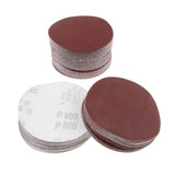 Max 100pcs 5 inch Sanding Discs Sandpaper Nonporous Round Polishing Pad  800#