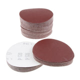 Max 100pcs 5 inch Sanding Discs Sandpaper Nonporous Round Polishing Pad  120#