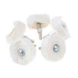 Max 5 Pieces Polishing Buffing Cloth Wheels Mops on Electric Grinders 50mm