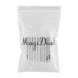 Max 10 Pieces Carbon Steel Hollow Punch Set Leather Hole Punch Puncher 0.5-5mm