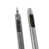Max 10 Pieces Carbon Steel Hollow Punch Set Leather Hole Punch Puncher 0.5-5mm