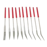 Max 10 Pieces Assorted Diamond Mini Riffler Needle Files Woodcraft Handy Files