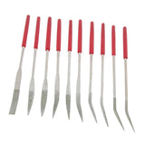 Max 10 Pieces Assorted Diamond Mini Riffler Needle Files Woodcraft Handy Files