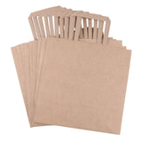 Max 10 Brown Kraft Paper Bags Food Carrier Takeaway with Handles 280*150*280 mm