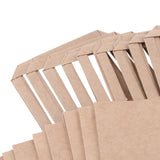 Max 10 Brown Kraft Paper Bags Food Carrier Takeaway with Handles 280*150*280 mm