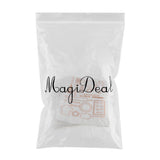 Max 100 Pcs Plastic Food Packing Bags Unwaxed Oilproof Takeout Take-away 25x33cm