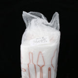 Max 100 Pcs Plastic Food Packing Bags Unwaxed Oilproof Takeout Take-away 25x33cm