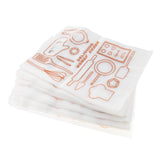 Max 100 Pcs Plastic Food Packing Bags Unwaxed Oilproof Takeout Take-away 25x33cm