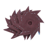 Max 50 Pieces Octagonal Abrasive Sandpaper Polishing Tool 150# Single Layer