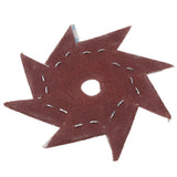 Max 50 Pieces Octagonal Abrasive Sandpaper Polishing Tool 150# Single Layer