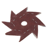 Max 50 Pieces Octagonal Abrasive Sandpaper Polishing Tool 150# Single Layer