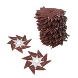 Max 50 Pieces Octagonal Abrasive Sandpaper Polishing Tool 240# Single Layer