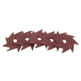 Max 50 Pieces Octagonal Abrasive Sandpaper Polishing Tool 240# Single Layer
