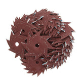 Max 50 Pieces Octagonal Abrasive Sandpaper Polishing Tool 240# Single Layer
