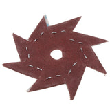 Max 50 Pieces Octagonal Abrasive Sandpaper Polishing Tool 240# Single Layer