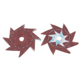 Max 50 Pieces Octagonal Abrasive Sandpaper Polishing Tool 400# Double Layer