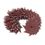 Max 50 Pieces Octagonal Abrasive Sandpaper Polishing Tool 400# Double Layer