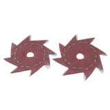 Max 50 Pieces Octagonal Abrasive Sandpaper Polishing Tool 400# Double Layer