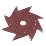Max 50 Pieces Octagonal Abrasive Sandpaper Polishing Tool 400# Double Layer