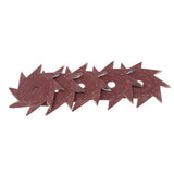 Max 50 Pieces Octagonal Abrasive Sandpaper Polishing Tool 600# Double Layer